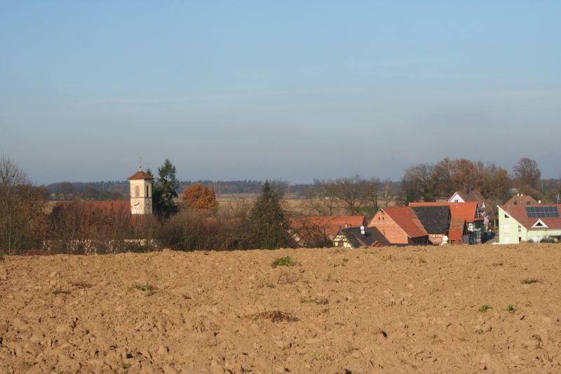 Village et clocher de Kurtzenhouse ©CCBZ