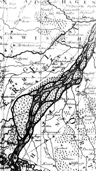 Plan de situation de Wihrsheim zum hohen Thurn 