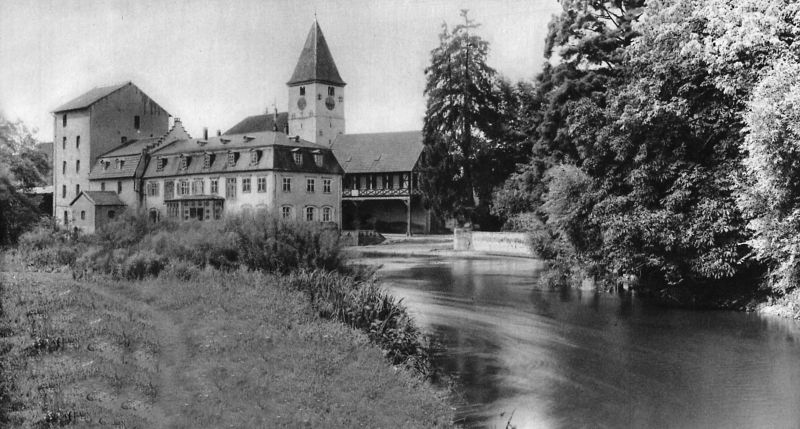 Magnifique vue du moulin de Geudertheim et de sa tour à machinerie aujourd