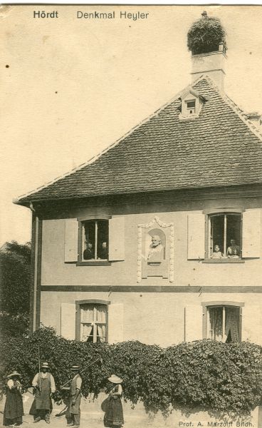 Hommage au pasteur Heyler en 1911 ©Hoerdt, images d