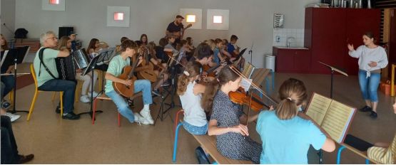 Répétitions concert école de musique Hoerdt 14 mai 2022